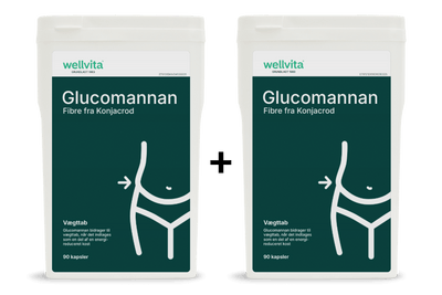 Wellvita Glucomannan – kosttilskud til vægttab og mæthedsfølelse