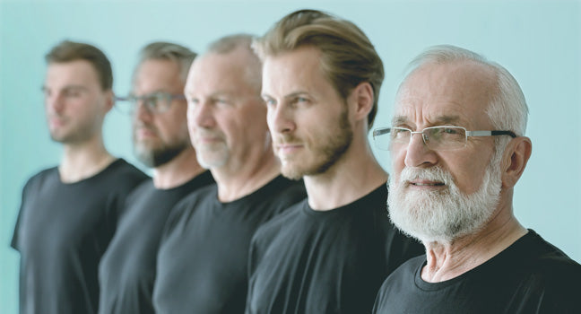 Mænd i forskellige aldrer