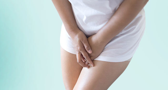 Person har svært ved at holde sig