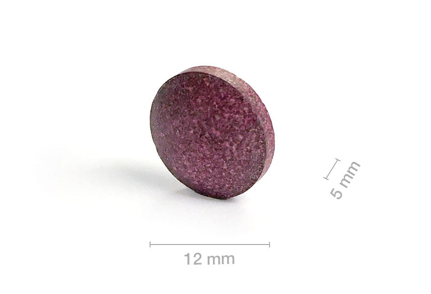 BerryFlow produktemballage med piller