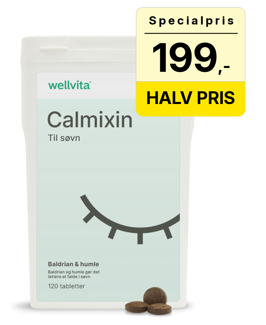 Wellvita Calmixin – kosttilskud til bedre søvn og ro