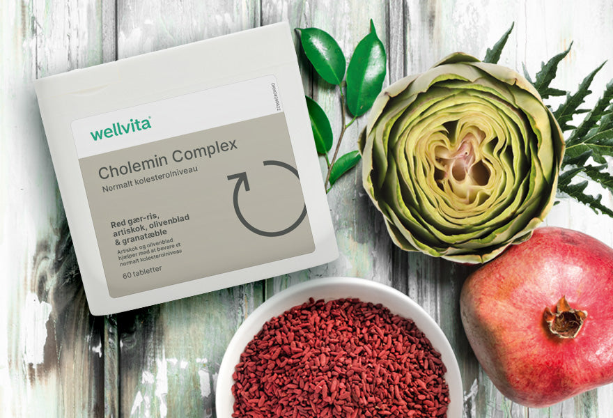 Cholemin Complex produktemballage med piller