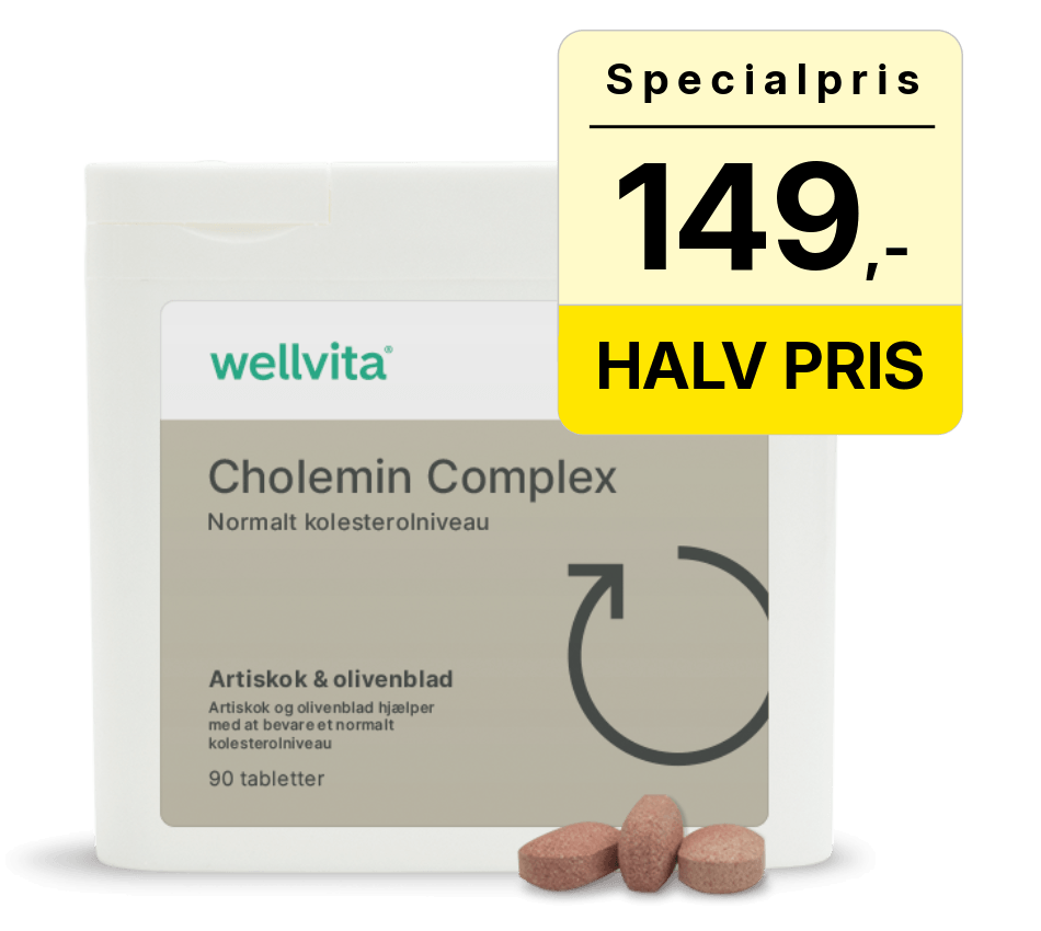 Wellvita Cholemin Complex – kosttilskud til normalt kolesterol