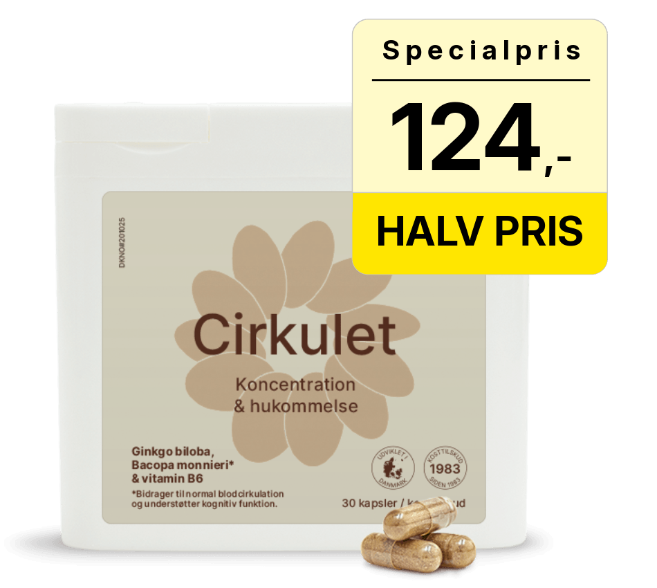 Wellvita Cirkulet – kosttilskud til kredsløbet