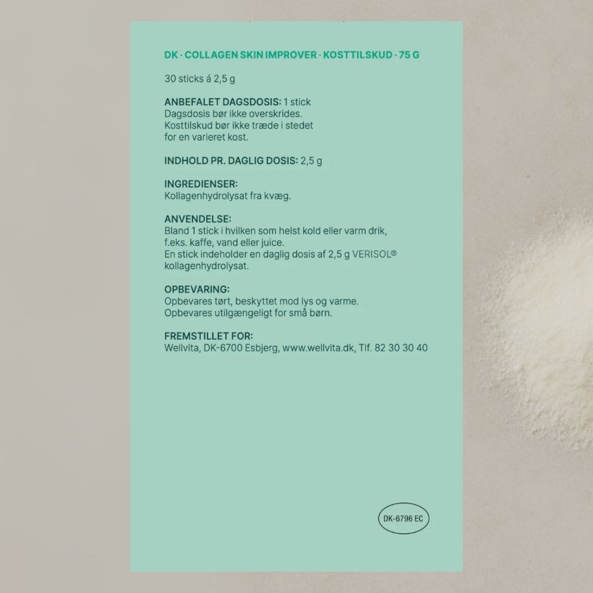 Collagen Skin Improver produktemballage
