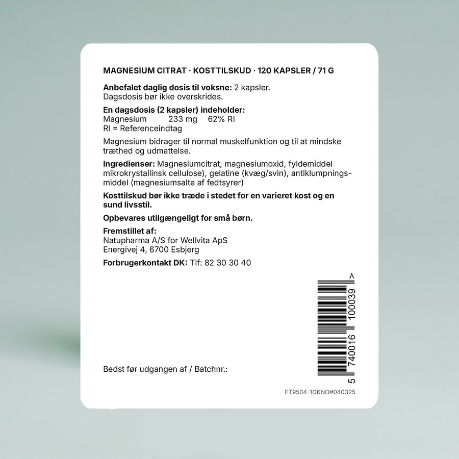 Magnesium Citrat billede 5