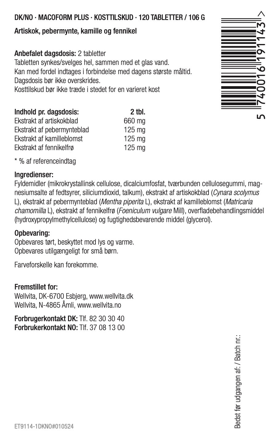 Wellvita Macoform Plus.