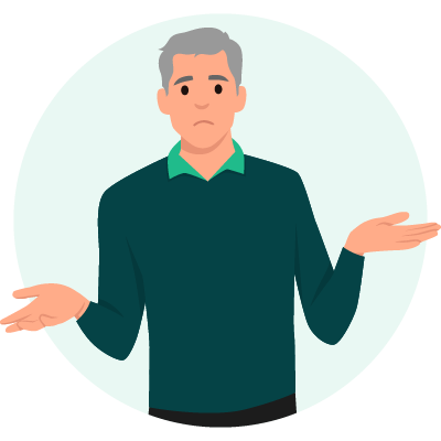 Illustration af en mand, der opdager at kampagnen desværre er udløbet