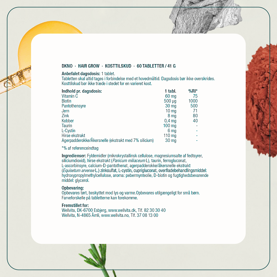 Hair Grow produktemballage