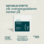 Menoflora produktemballage med piller