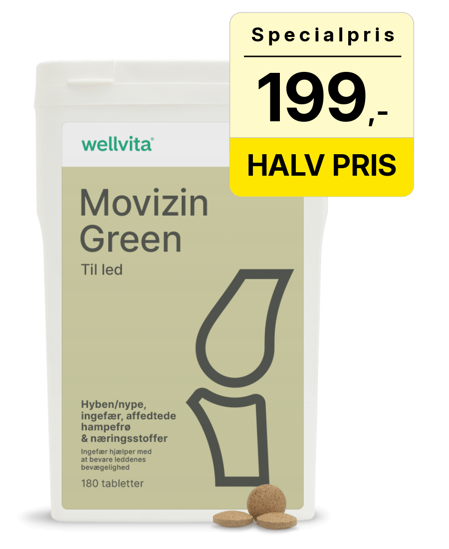 Wellvita Movizin Green – kosttilskud til led og bevægelighed