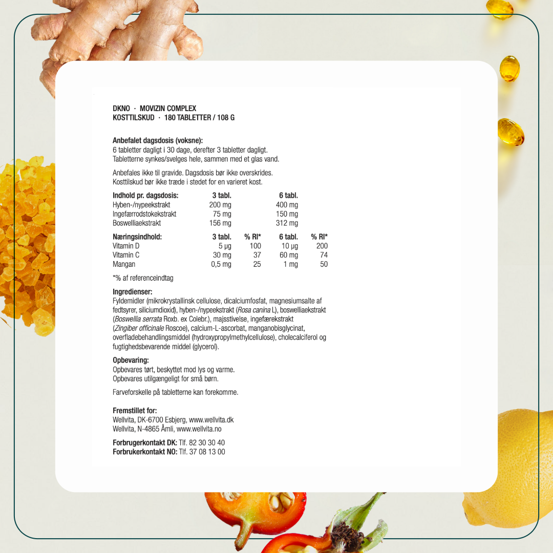 Movizin Complex produktemballage