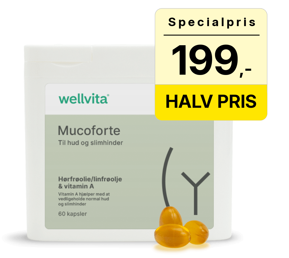 Wellvita Mucoforte – kosttilskud til normale slimhinder