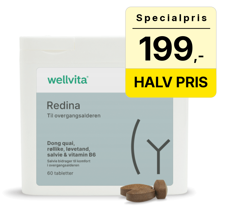 Wellvita Redina – kosttilskud i overgangsalderen