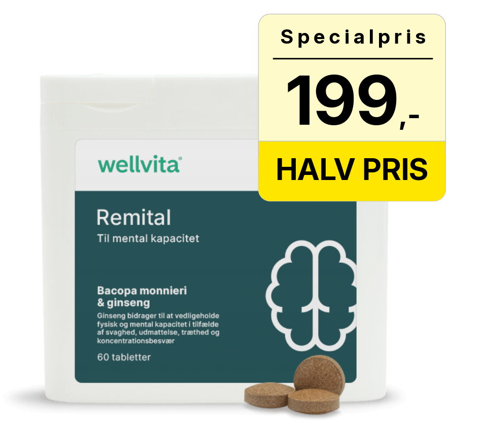 Wellvita Remital – kosttilskud med vitaminer og mineraler