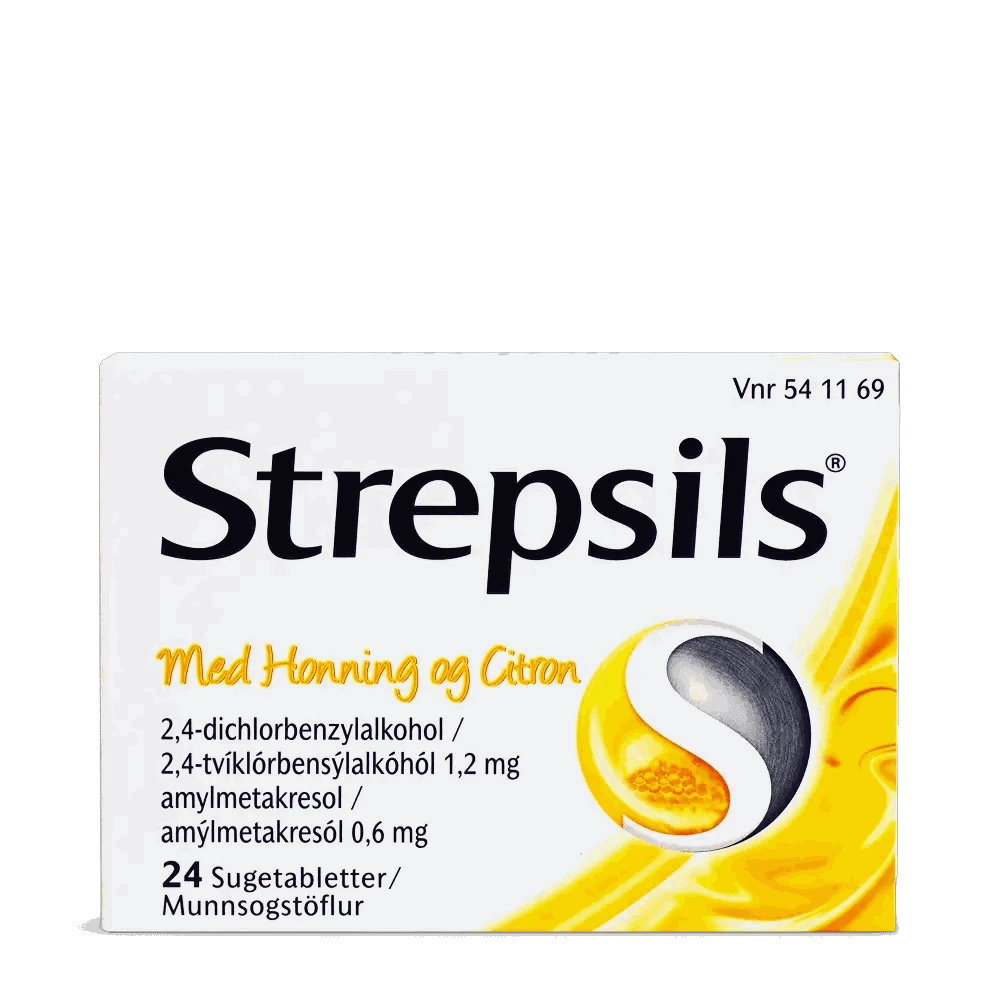 Strepsils produktemballage