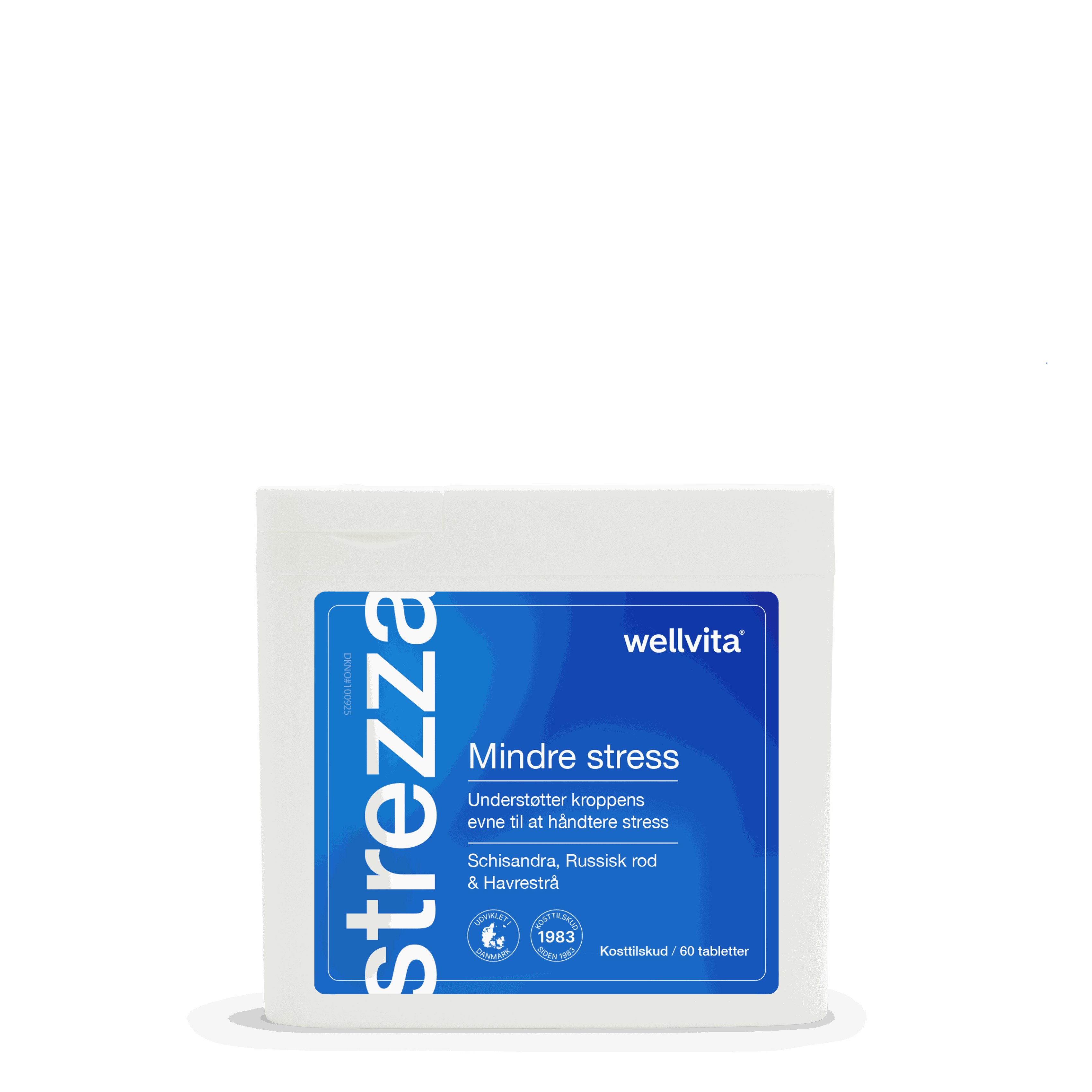 Strezza kosttilskud mod stress med schisandra, russisk rod og havrestrå for bedre ro og energi