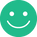 Smiley ikon i grøn - abonnementsfordele