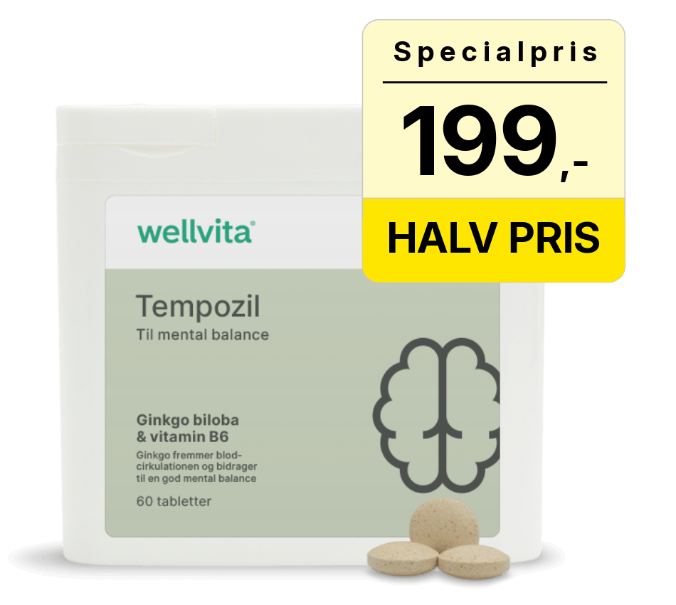 Wellvita Tempozil – kosttilskud til hukommelse og koncentration