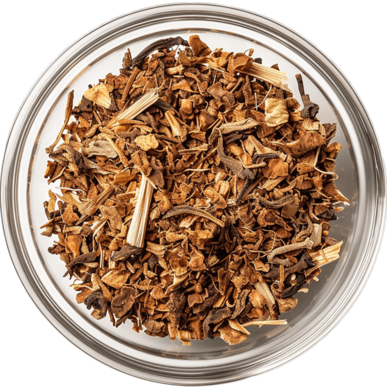 Redina dietary supplement for menopause support with dong quai, sage, dandelion, yarrow, and vitamin B6 tablets by Wellvita