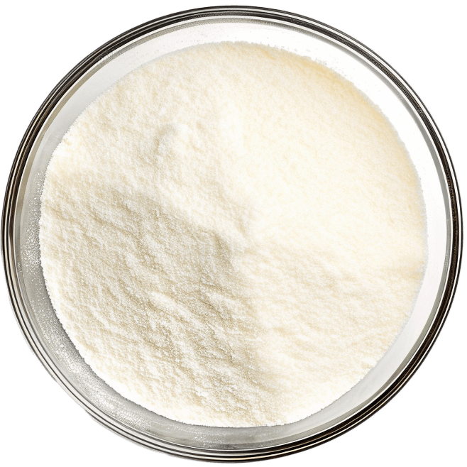 Inulin i en glasskål