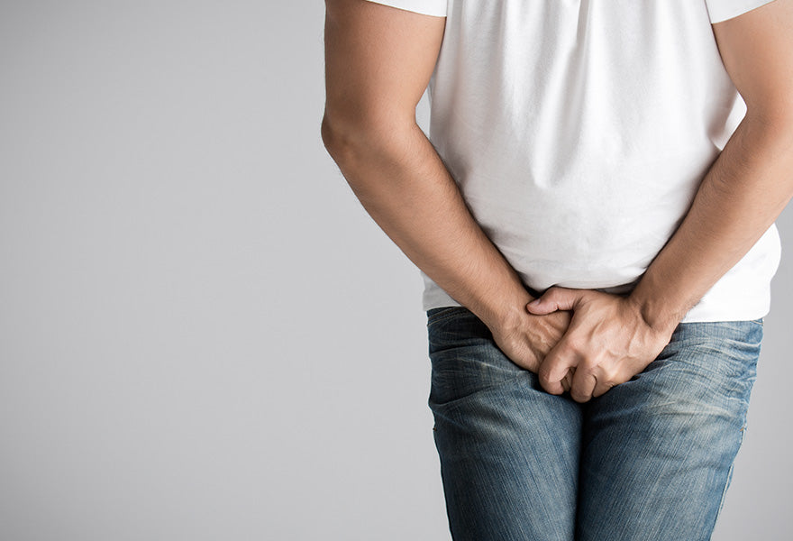 Mand med vandladningsbesvær