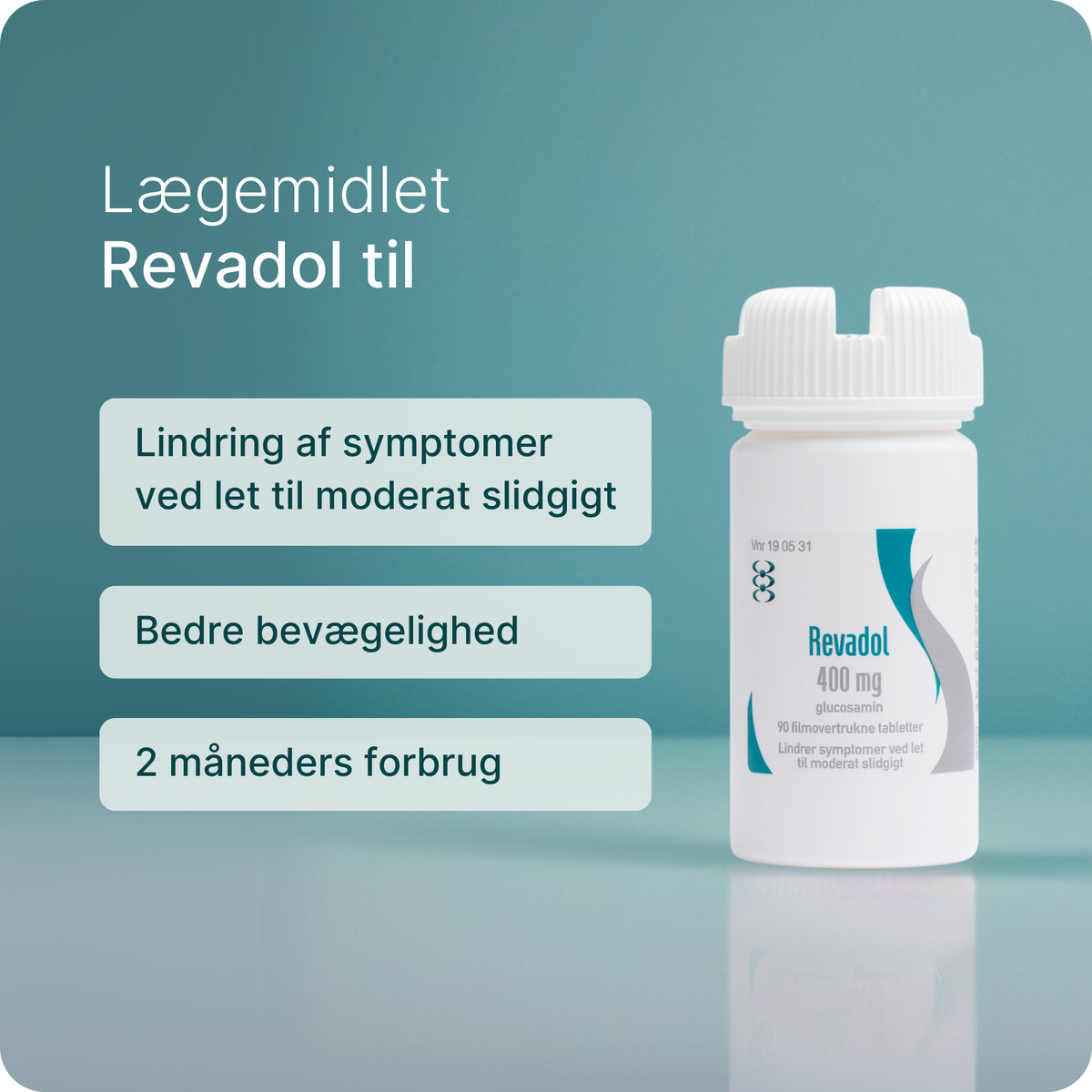 Revedol Revadol - Håndkøbsmedicin mod slidgigt og ledsmerter | Wellvita