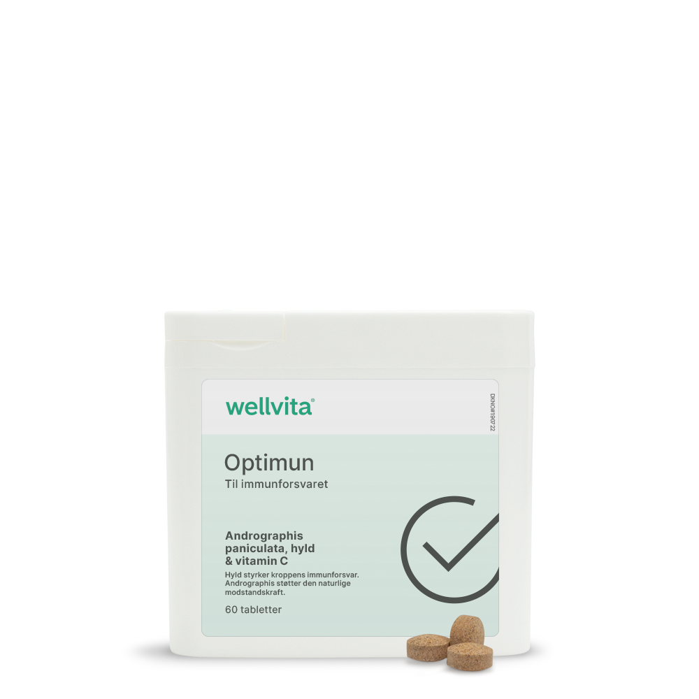 Optimun produktemballage med piller